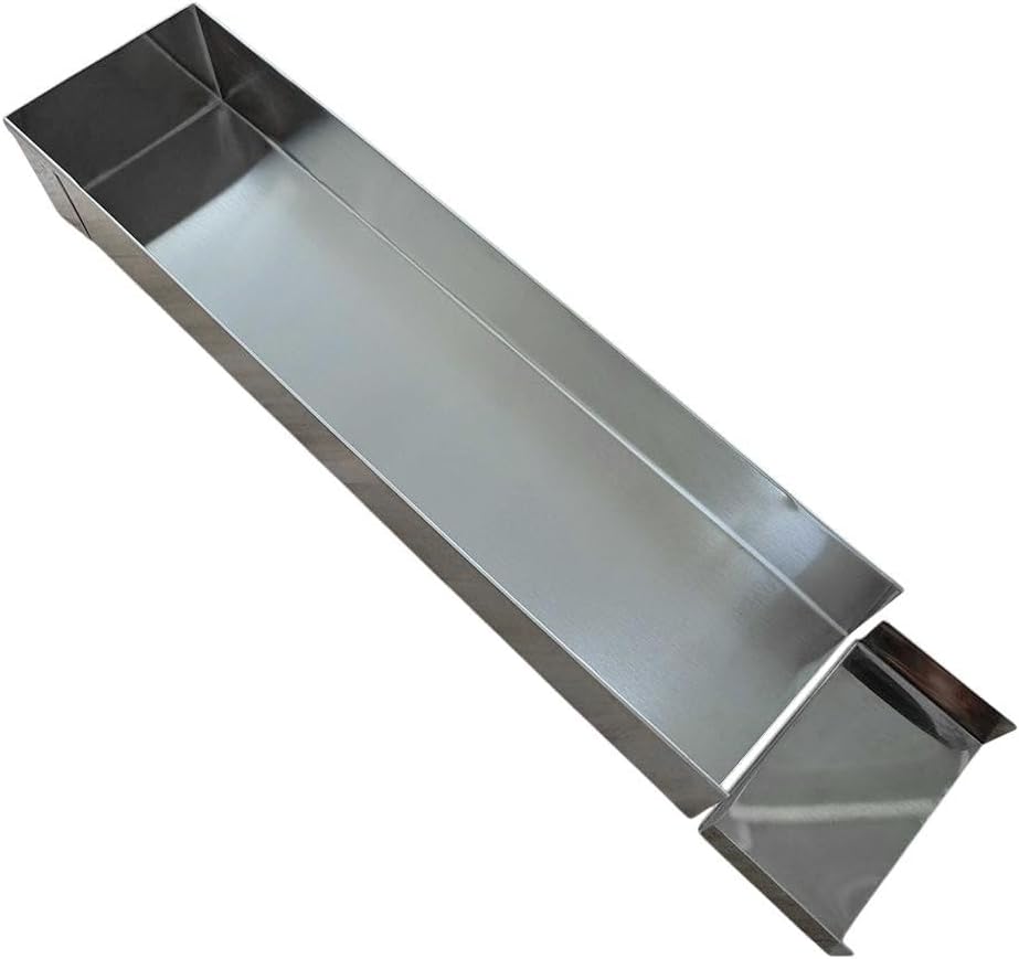 Stainless Steel Tiramisu Mould with Removable Lid 40 x 10 cm for Baking Desserts and Cakes