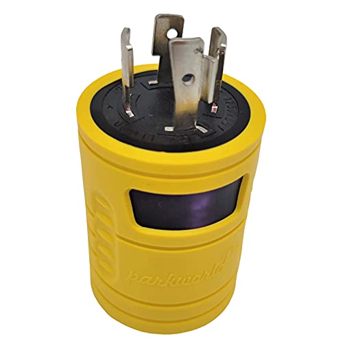 Parkworld 884975 Generator Adapter 4-Prong Locking 20A L14-20 Plug To 30A Locking L14-30 Receptacle #TOP3