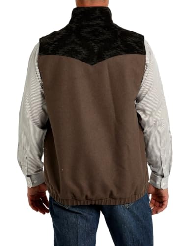 Cinch Men's Solid Twill Concealed Carry Zip Vest - MWV1543011 X- US3