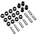 Front Le-af Spring & Upper A Arm Suspension Fit for Club Car DS 1992-Up Bushing Kits, A Arm Bushing (1016346)/Inner Sleeve (1016349)/Outer Sleeve (1016350), Le-af Spring Bushing/Sleeve