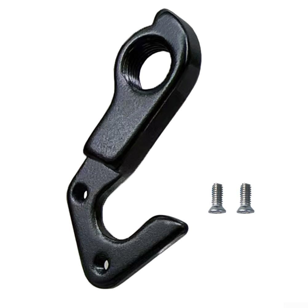 HEIBTENY Patte de dérailleur arrière en alliage d'aluminium pour GT pour Avalanche Chucker Zaskar pour vélo Gear Mech Crochet queue avec vis Argenté