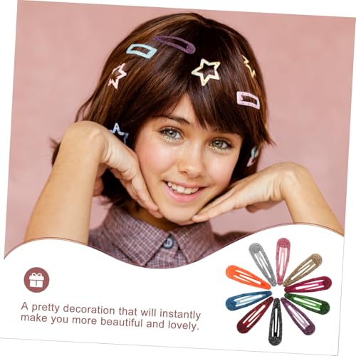 Pinces à cheveux délicates en métal pour filles : l'élégance des détails colorés
