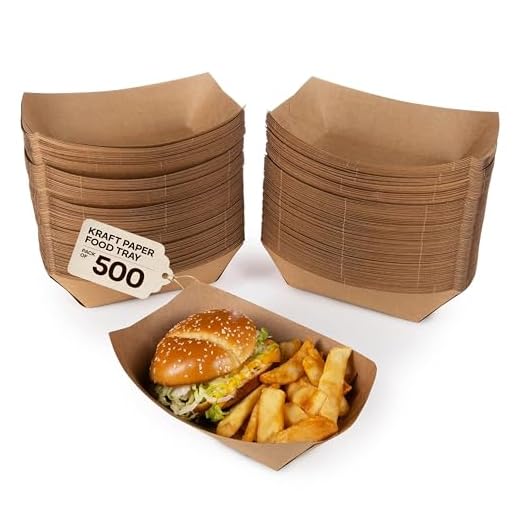 Kraft Paper Food Trays for Serving