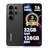 Blackview Sim-free & Unlocked Mobile Phones, Wave 10 Android 16 Phone, 6.88" 120Hz Phone Android, 32GB+128GB Unlocked Phone, 32MP+13MP Smart Phones, Fingerprint, Face Unlock, Bluetooth 5.2