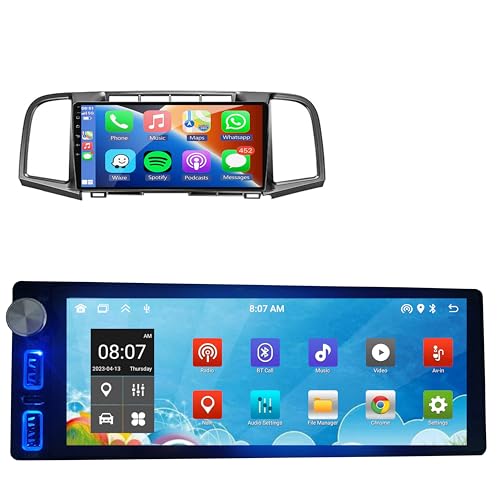 Android 13 2009-2016 �g���^ Venza ���W�I ���C�����X/�L�� Apple Carplay Android Auto 9�C���` IPS �^�b�`�X�N���[�� �_�b�V���w�b�h���j�b�g�T�|�[�g�J�[�h/FM���W�I/���I�[�f�B�I�o�� (4GB 