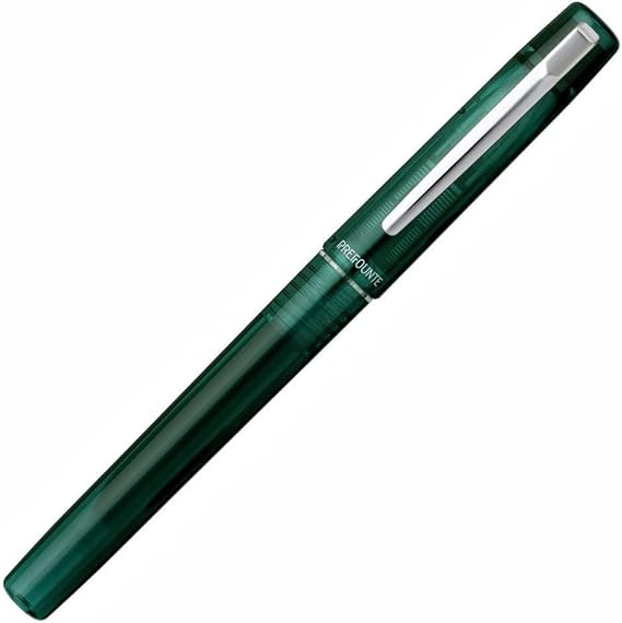 PLATINUM Prefounte Fine Fountain Pen - Dark Emerald