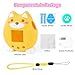 Silicone Case for Tamagotchi Paradise Accessories - 2Pcs Screen Protector with Soft Stand Up Cover Carrying Lanyard and Knob Cover for Tamagotchi Paradise Sleeve Toy (Yellow)