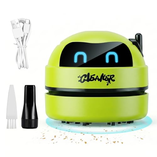 #Commissioniguadagnate<br>Aspirapolvere Senza Fili Portatile Mini Aspirapolvere da Tavolo per Casa Scuola Ufficio Tastiera USB Ricaricabile e Ruotabile a 360°