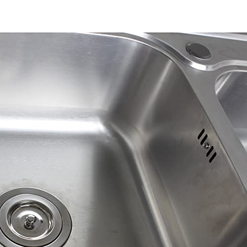 Qrity 1 Stück Anschlussrohr für Waschtisch und Spüle, Quadratische Schnittstelle (Größe: 75x40mm) Rohrlänge 230-600mm, Durchmesser 26mm (Innendurchmesser: 21mm)