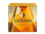 Schöfferhofer Hefeweizen Wheat Beer - Case 12 x 500ml, 5% Bottles | Unfiltered Wheat Beer | Ingredients: water, barley, malt, wheat & hops