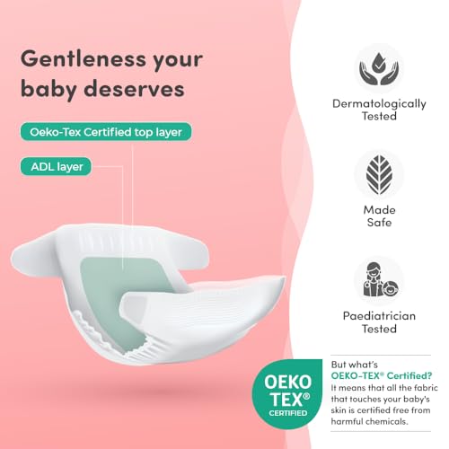 Image of Mylo Baby Diaper Pants (XXL) Size 15-25 kgs (48 count) Leak Proof | Lightweight | Rash Free | Upto 12 Hours Protection | ADL Technology | with Aloe Vera Lotion