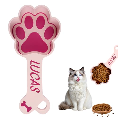 Cuchara medidora personalizada para alimento de perros miniatura 1