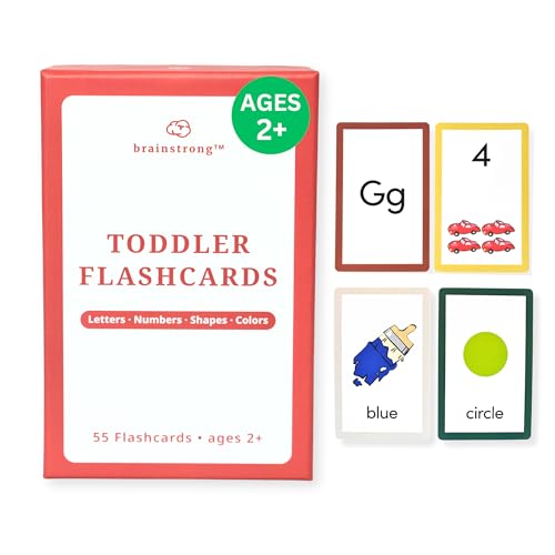 Toddler Essential Flashcards | Letters, Numbers, Shapes, & Colors | Ages 2-5 | Supports Preschool &...