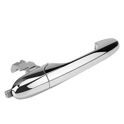Reokip Rhd Passenger Side For Fiat 500 500C 2007-2018 Left/Right Hand Drive Exterior Door Handle Chrome 68069943Ac 68069942Ab Car Replacement Accessories(Rhd Passenger Side)