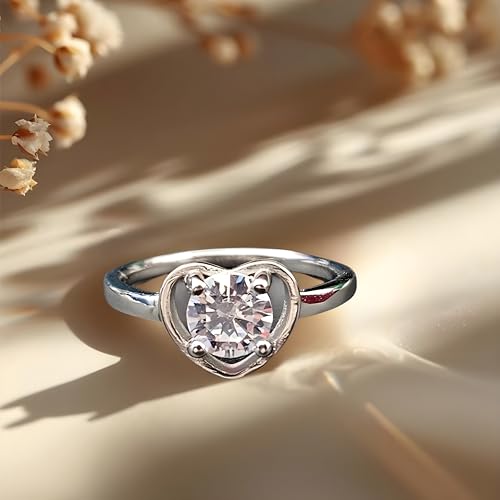 Image of PARASMONI Silver Ring - A Symbol of True Love