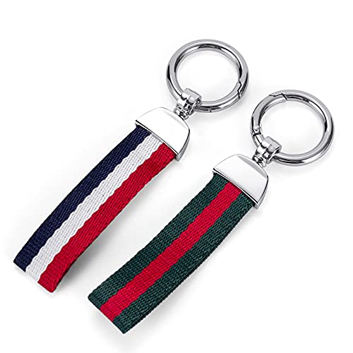 Polyester Webbing Key Rope Key Chain For Women And Men With Metal Key Ring,Key Hanger Accessories Trinkets For Girls And Boys Present,Car Keychain Birthday,Thanksgiving And Christmas Gift #TOP7