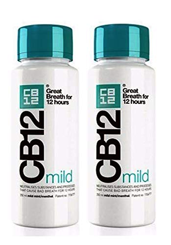 Cb12 Mouthwash Green (Mild Mint) 2X250Ml