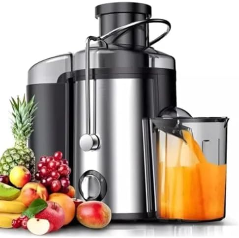 Centrífuga Alimentos Elétrica Juicer Suco Frutas 800w Inox Cor Pr...