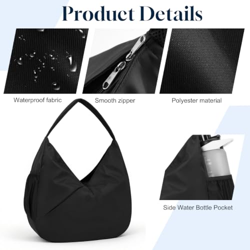 Image of PALAY Gym Bag Women Sports Duffel with Yoga Mat Holder for Traveling