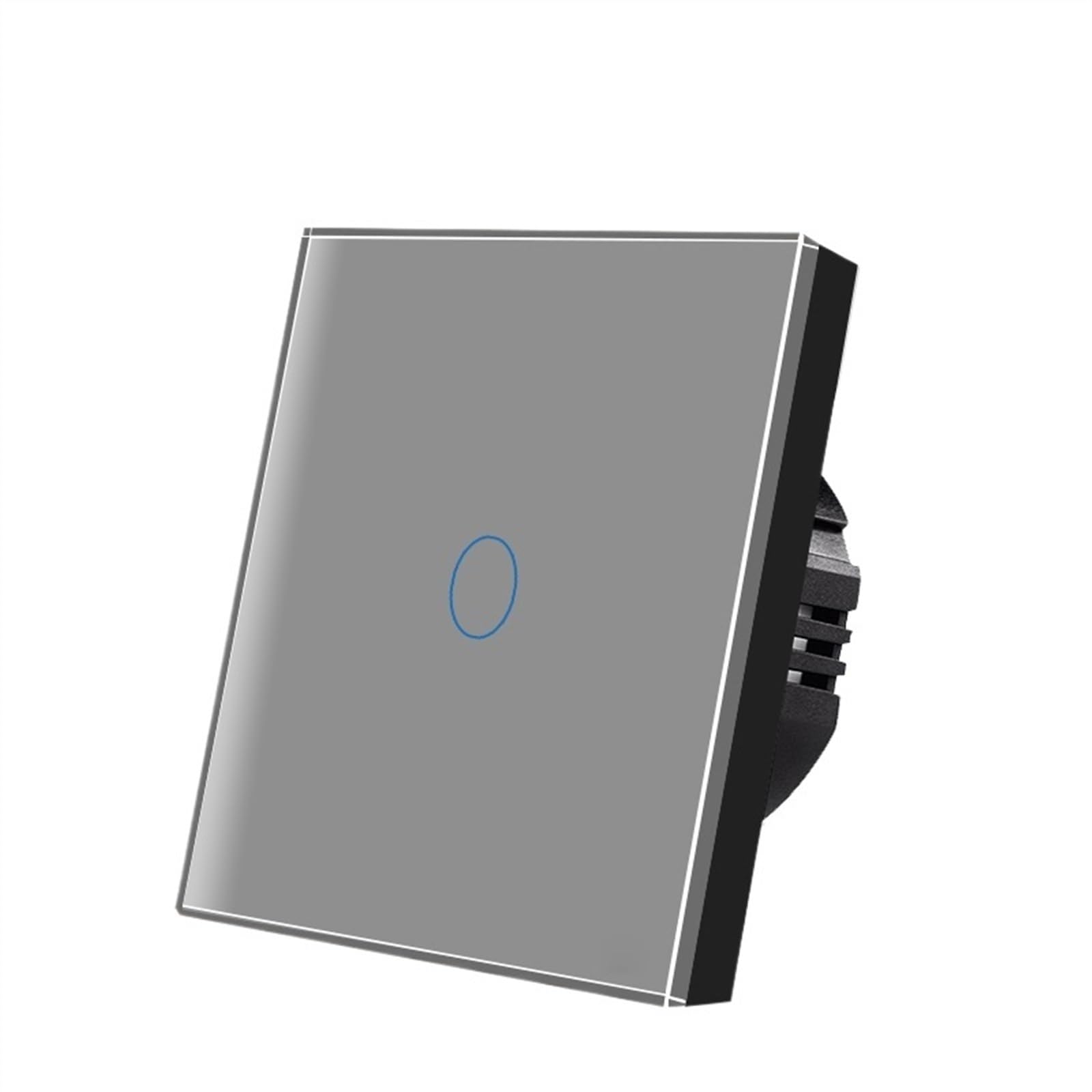 interruptor de luz inteligente, Panel de vidrio templado cristal estándar, Sensor indicador LED táctil, botón eléctrico 1/2/3 220V(Zs Hb001y)