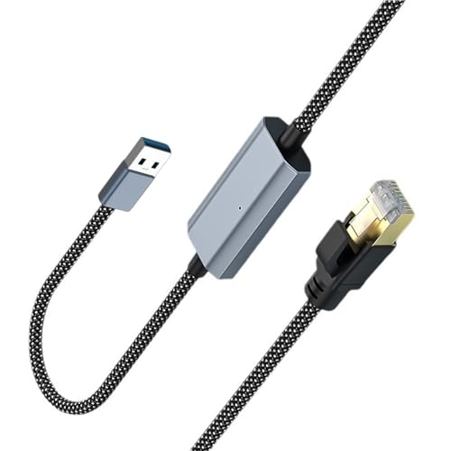 Gigabit Ethernet USB3.0 Networking Adapter Heat Dissipation Nylon Weave Not More Disconnections