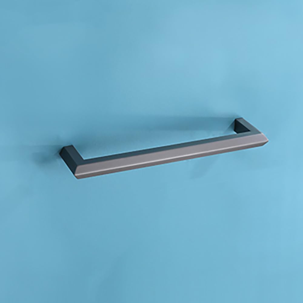 Porte-serviettes mural en acier inoxydable gris haut de gamme pour douche