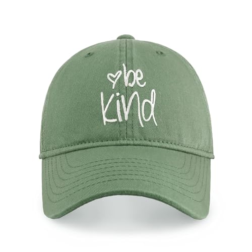 Image of ChoKoLids Be Kind Fashion Dad Hat Cotton Baseball Cap Polo Style Low Profile