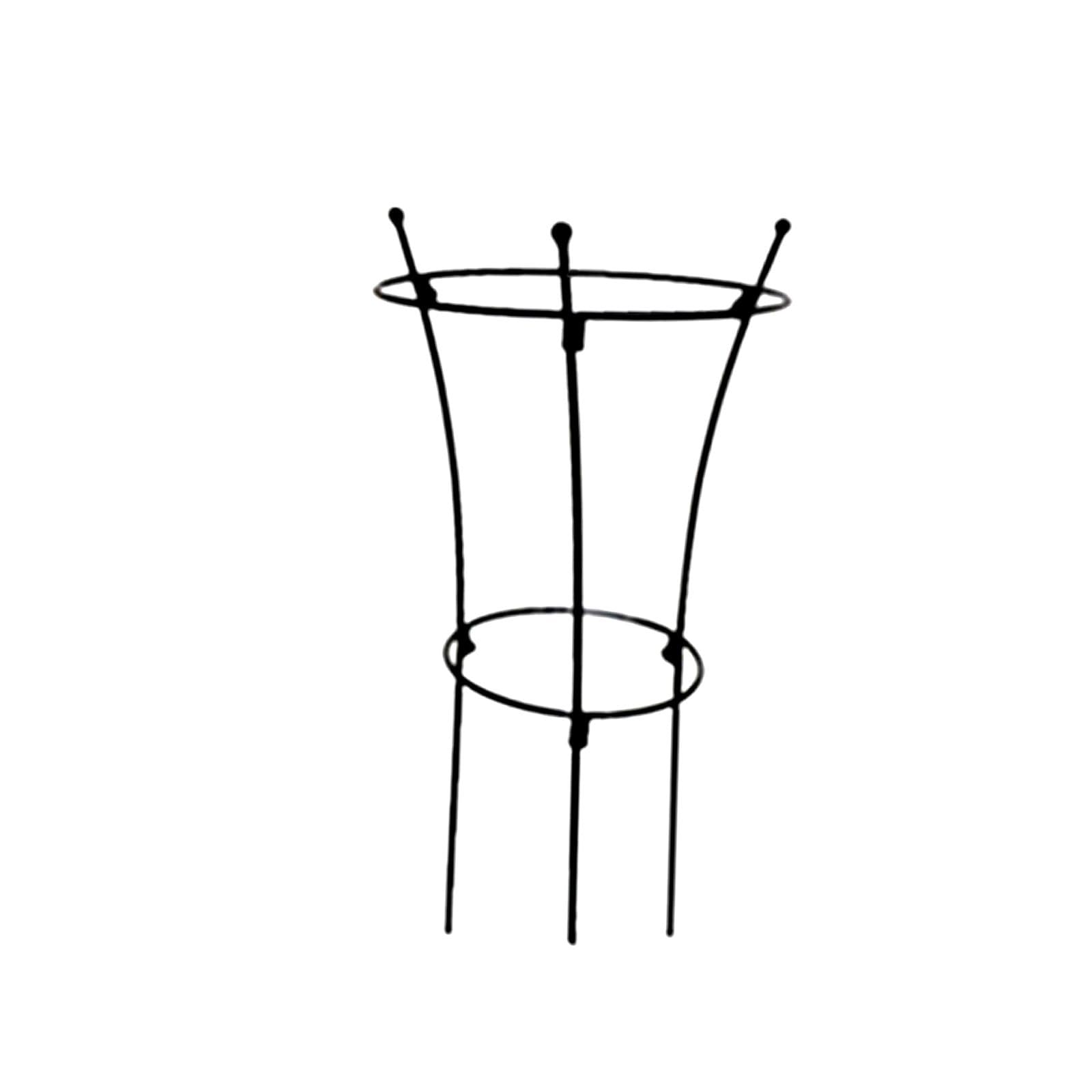 Tuteur Vertical Compact en Fer forgé pour Plantes en Pot, idéal pour, concombres, clématites et Autres Plantes fruitières.