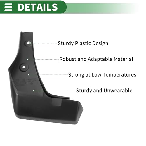 Image of Motoforti Mud Flaps Splash Guards Mud Guards for Honda Greiz 2015-2019 W /Mount Accessories