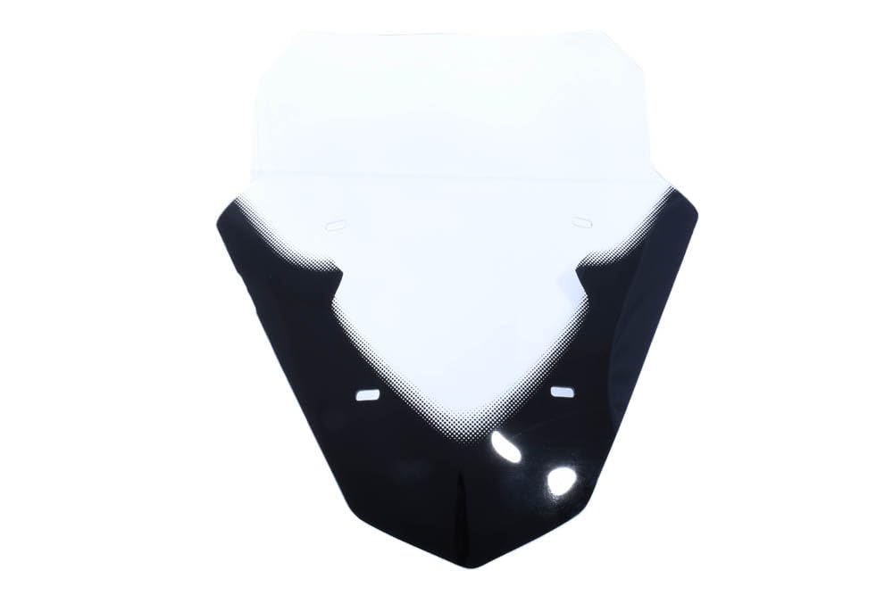 Pare-Brise Moto Double Bulle NMAX155 - Déflecteur Vent Compatible Yamaha 2021-2023 (Noir)