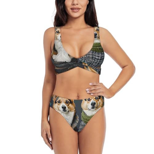 Maillot de bain 2 pièces femme Corgi idéal pour la plage