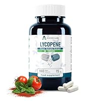 Alzuro Labs Lycopin 15 mg – 180 Vegane Kapseln | Hochdosierter Tomatenextrakt 200:1 | Entspricht 30.000 mg Tomate | Antioxidans & Unterstützung der Herzgesundheit | Unabhängig Laborgeprüft | GMP Zerti