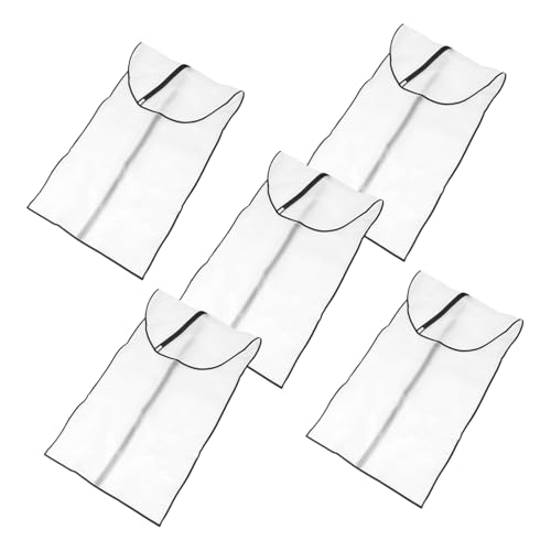 5pcs Reusable Garment Protection Bags Peva Dust Covers for Clothes Suits and Coats for Home Travel and Hotel Storage Multifunctional Wardrobe Organizers