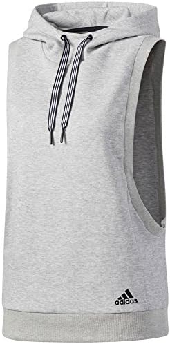 adidas sleeveless hoodie women's