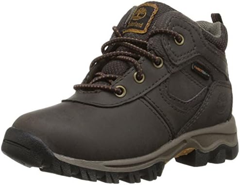 Timberland boys Mt. Maddsen Mid Waterproof - Chukka Boot, Dark Brown, 6 Big Kid US