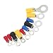 Produktbild KKmoon 102 Pcs Sortiert Isoliert Ring Kabelschuhe Verbinder 10 Sortiment mit Aufbewahrungsbox, Elektrisch Kupfer Crimp Terminals Draht Kabel Quetschverbinder Steckverbinder Set Rot Schwarz Gelb Blau¡­