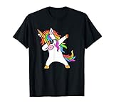 Dieses Dab Einhorn Shirt für Mädchen, Jungen, Männer und Frauen ist das perfekte Einhorn-Geschenk für Einhorn-Liebhaber. Süßes Einhorn macht den Dab Tanz. Schönes Dabbing Unicorn T-Shirt.