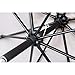 Blissun 9' Outdoor Patio Umbrella, Outdoor Table Umbrella, Yard Umbrella, Market Umbrella with 8 Sturdy Ribs, Push Button Tilt and Crank (Grey)