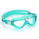 Aqua Sphere Vista JR Youth Swim Mask - Clear Lens Green + White Accent Frame Ms1740309lc One Size