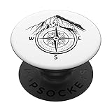 Bergsteiger Kompass für Kletterer und Wanderer PopSockets mit austauschbarem PopGrip