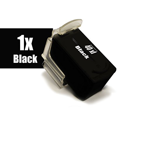 Cartouche noire PG-40 XL Eurotone anti-bavure pour imprimante Canon Pixma