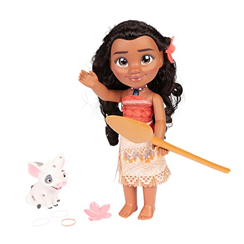 Disney Princess Moana & Pua Singing Doll - Moana Sings & Talks 'How Far I'll Go'! by Disney Princess - Used condition - US$23.33