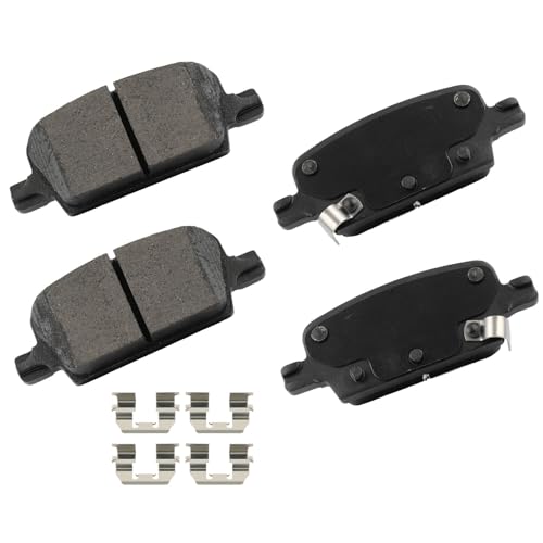 Image of cciyu D1921 Rear Ceramic Disc Brake Pads Kit For Chevrolet For Malibu 2016-2022
