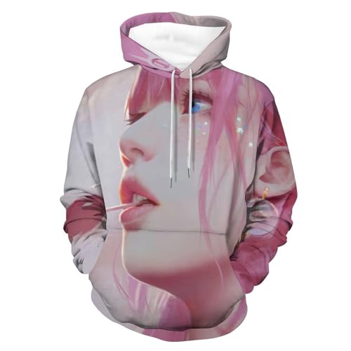 Hoodie lapin pull homme femme et sweat à capuche manche longue unisexe taille S