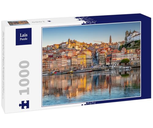 Lais Puzzle La antigua ciudad de Porto, Portugal, desde el otro lado del río Douro, desde 1.000 partes