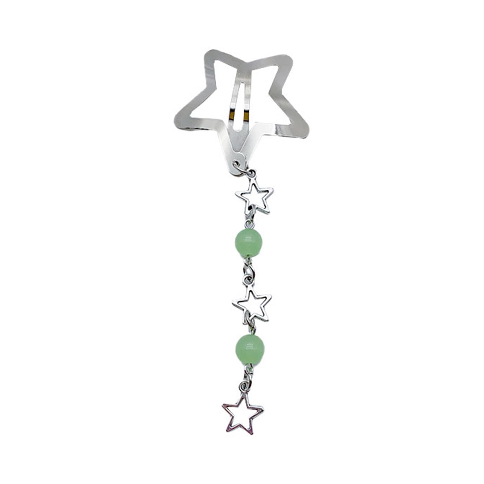 Yazhuq Star Fringe Pendent Hair Clip Hairpin with Decoration Colorful Hair Barrette for Girls Ornaments