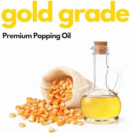 Popping Oil 14oz – Made In Canada- Buttery-Flavored Popcorn Oil for Stovetop, Popcorn Machines, and Air Poppers BY ELO’S PREMIUM - 1