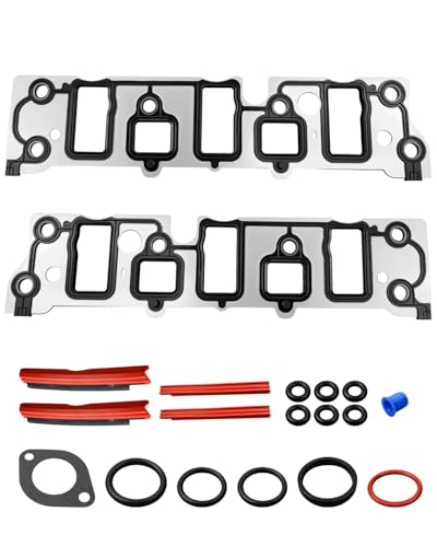 Image of MS98014T Engine Intake Manifold Gasket Set Fit for Buick Chevrolet | Replace 11-10563-01 111056301, Fit for LaCrosse Lucerne Impala Monte Carlo Pontiac Grand Prix Bonneville Oldsmobile Intrigue