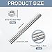 MECCANIXITY Fully Threaded Rod M20 x 250mm 2.5mm Thread Pitch 304 Stainless Steel Right Hand Threaded Rods Bar Studs Long Threaded Screw with Screw Nuts 2 Pack