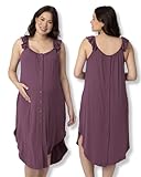 Kindred Bravely Ruffle Strap Labor Gown